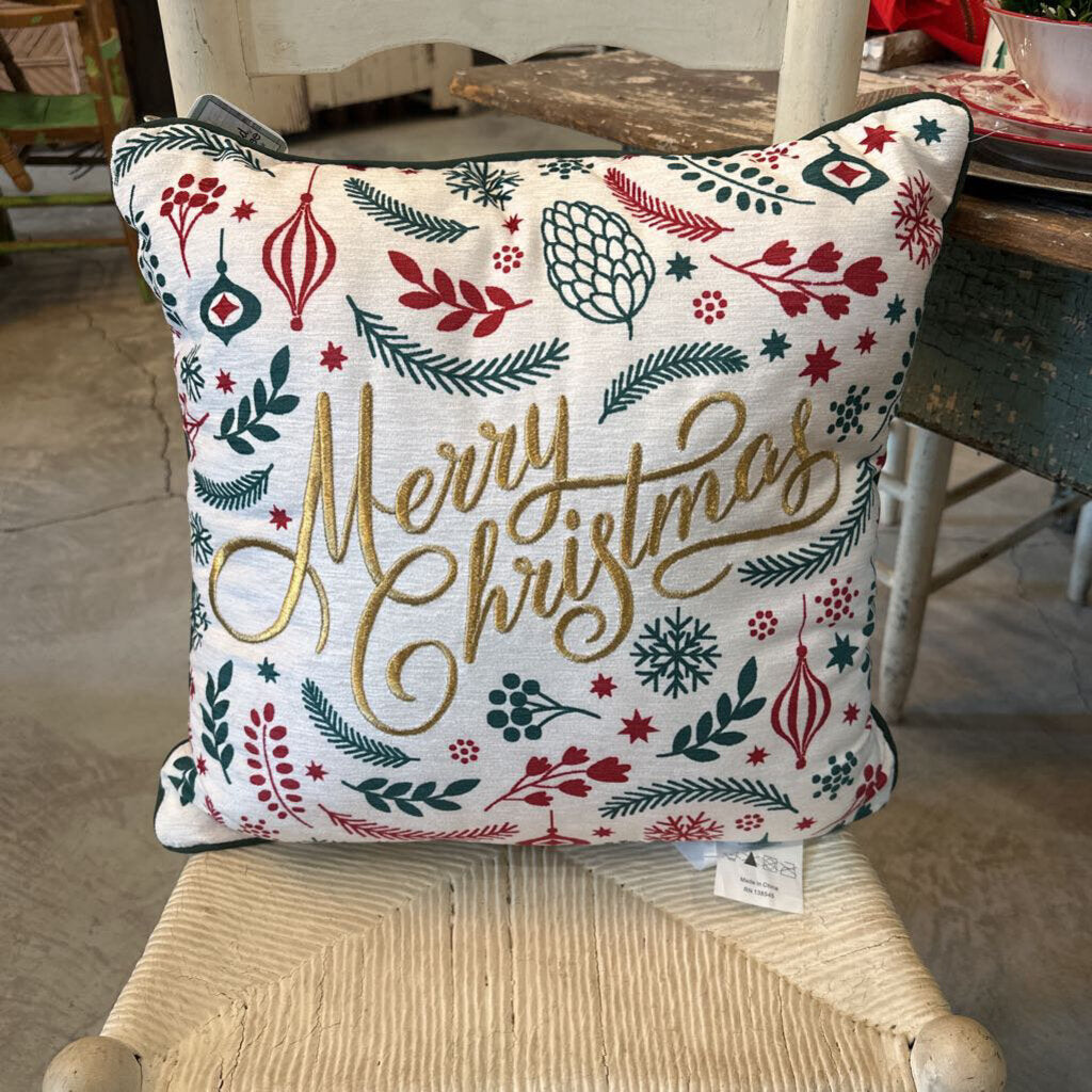 MERRY CHRISTMAS PILLOW