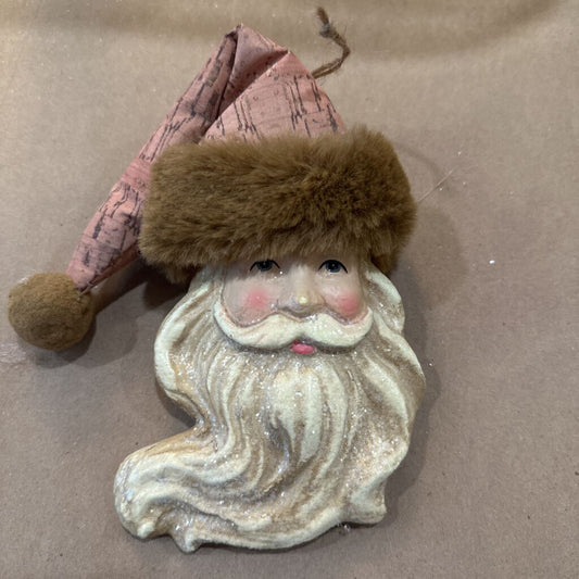 SANTA FACE ORNAMENT