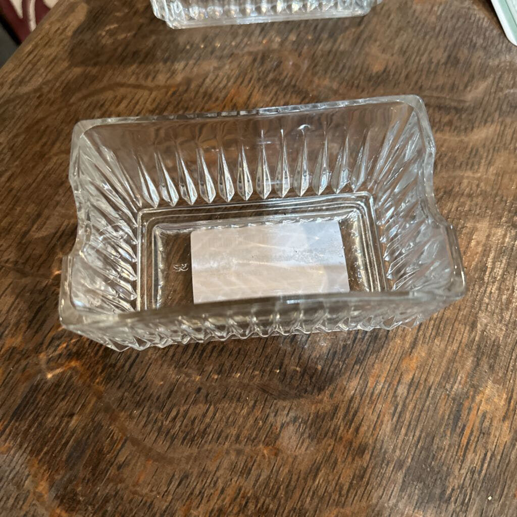 GLASS SUGAR PACKET CADDY