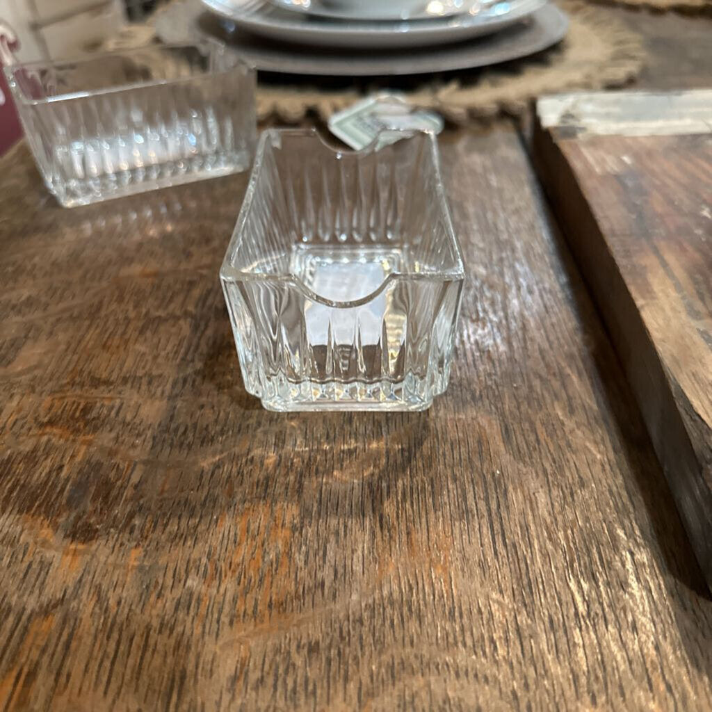 GLASS SUGAR PACKET CADDY