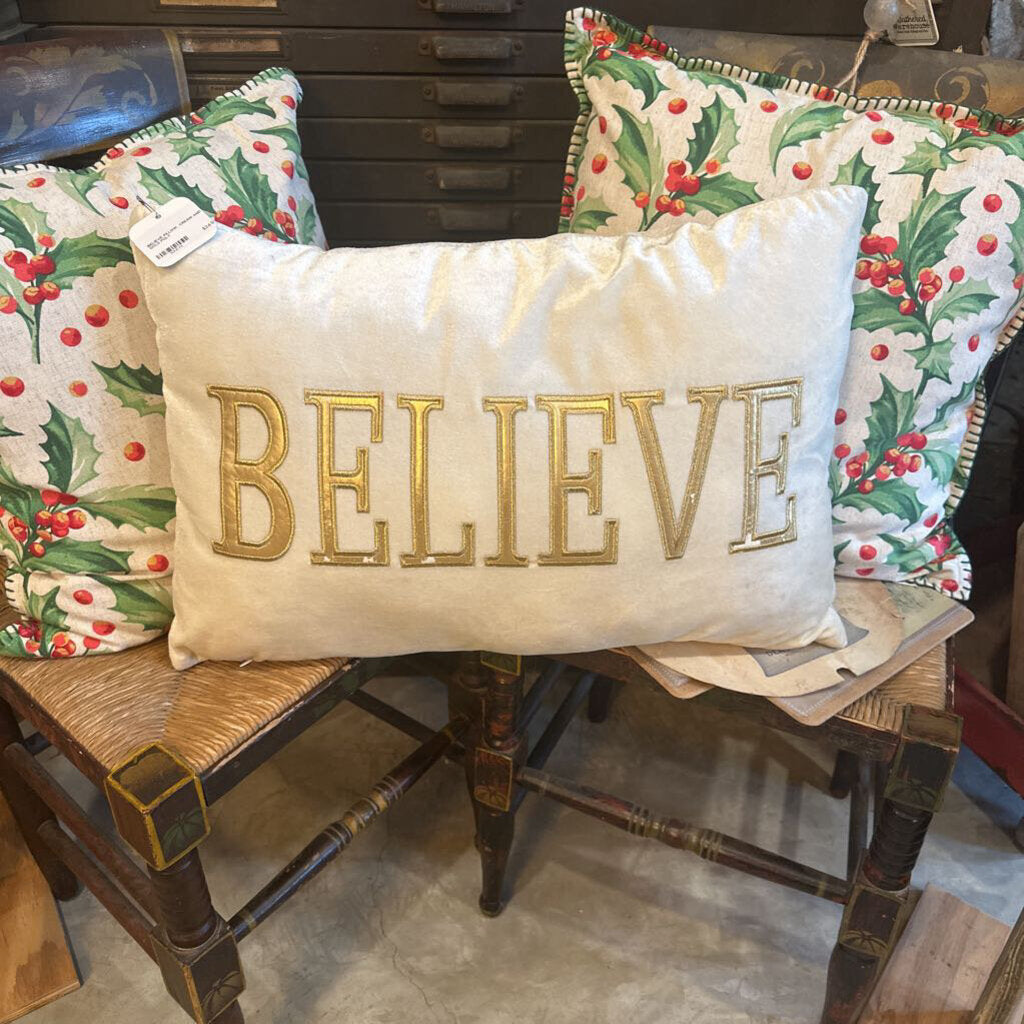 BELIEVE PILLOW