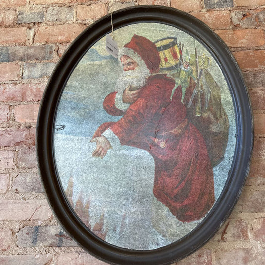 OVAL SANTA PICTURE