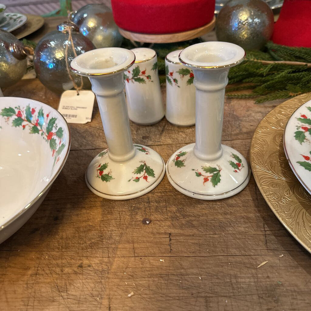 CHRISTMAS DISH SET "NOEL" BY CHINA PEARL