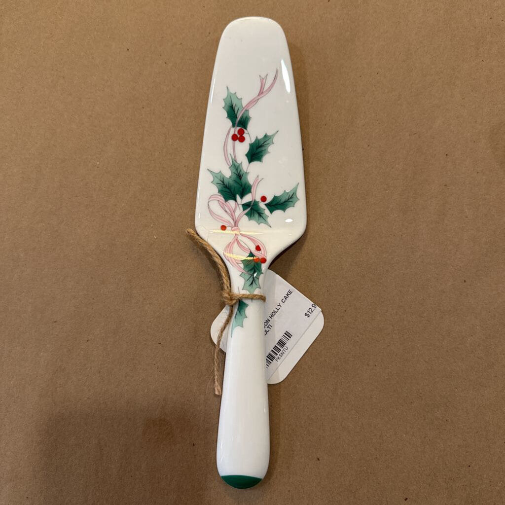 MIKASA RIBBON HOLLY CAKE SERVER