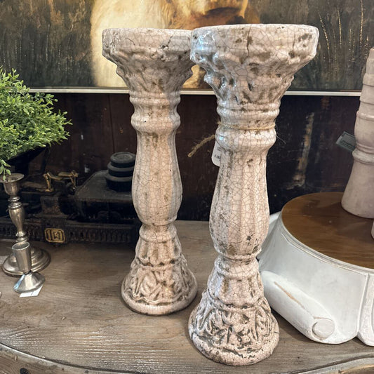 CERAMIC CANDLE HOLDERS