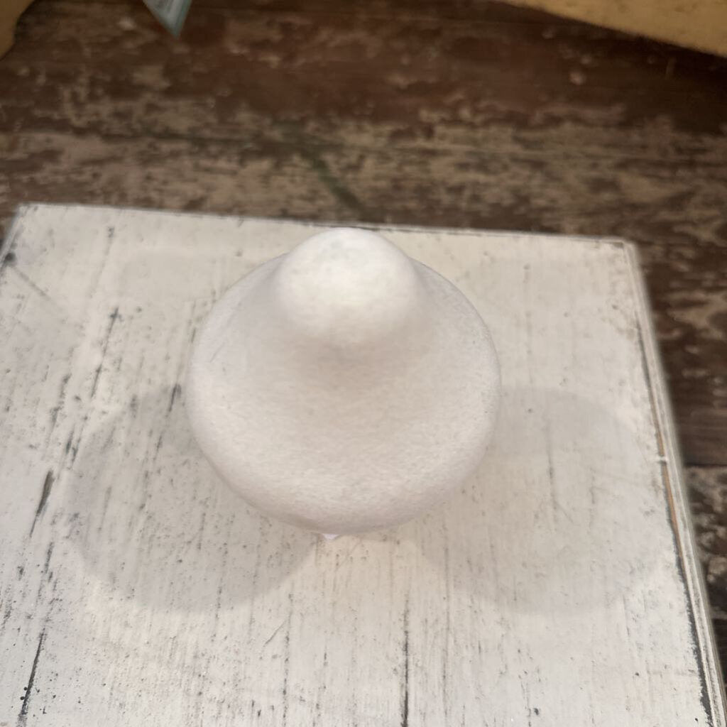 FELT TOPPED WOODEN MUSHROOM