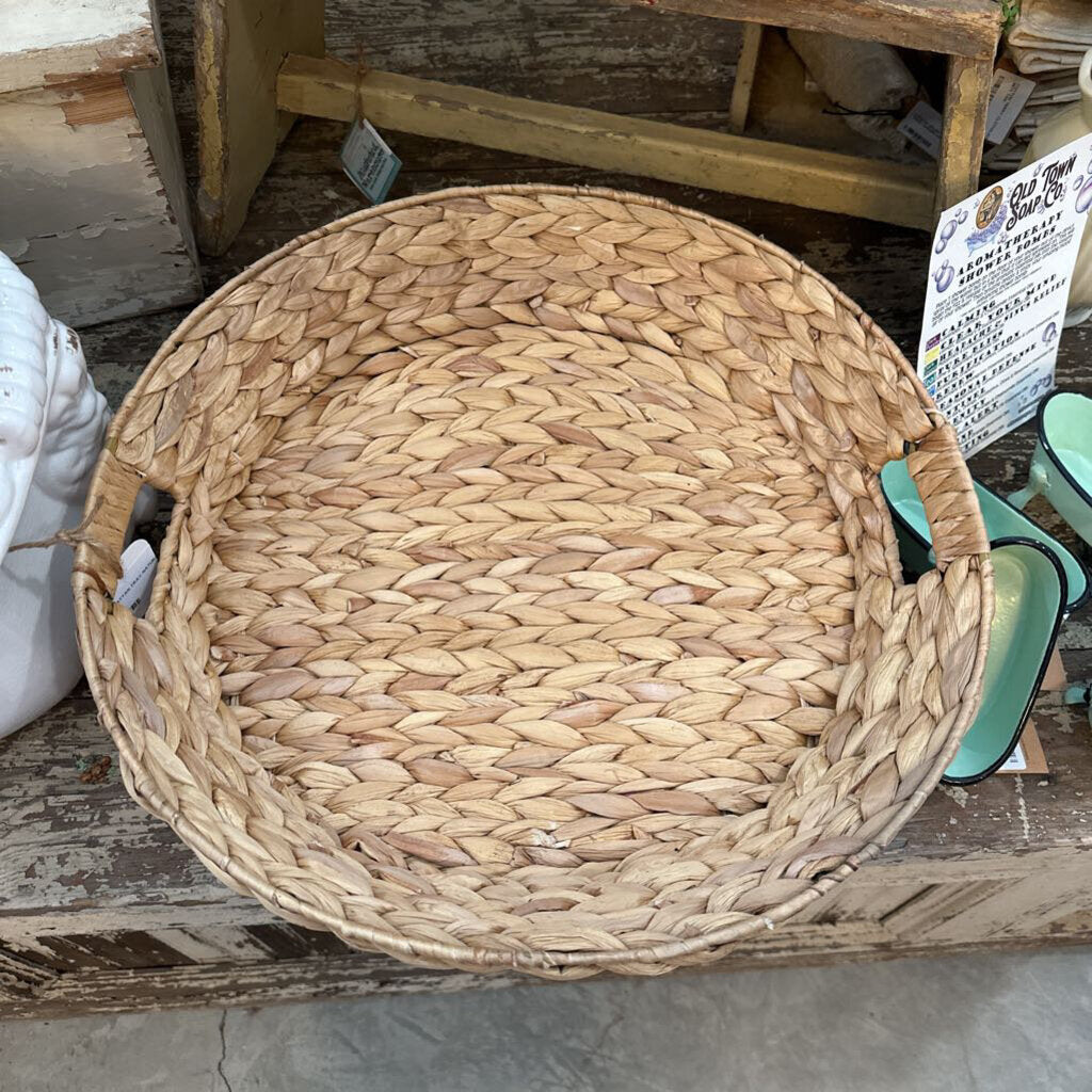 ROUND RATTAN TRAY