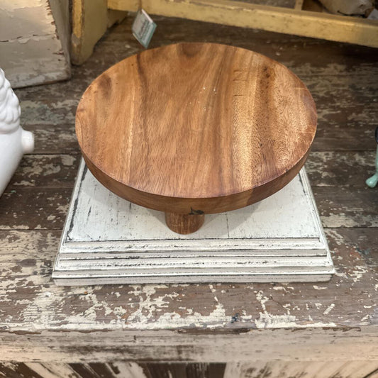 ROUND WOODEN RISER