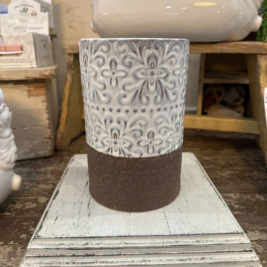 TWO TONE CERAMIC VASE