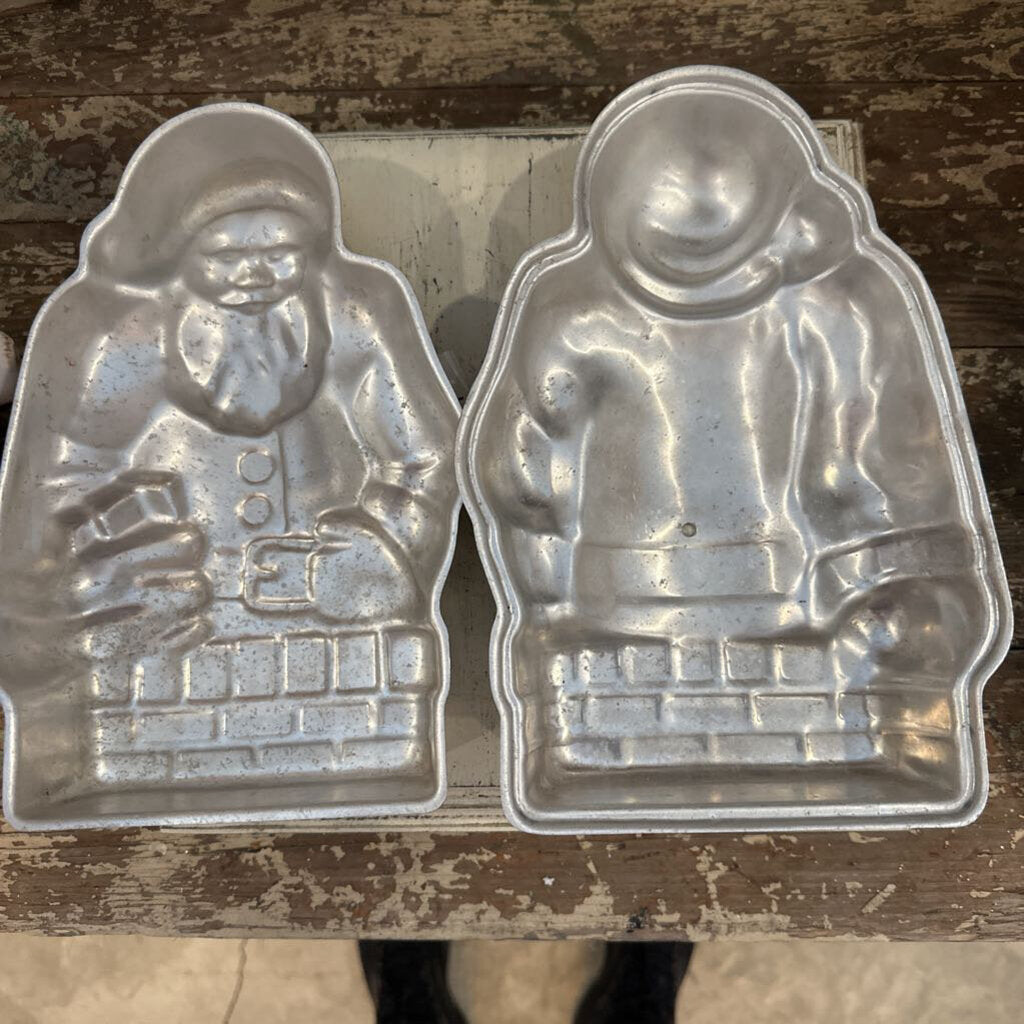 ALUMINUM SANTA MOLD CAKE PAN