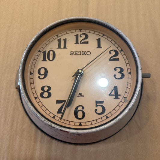 ENAMEL SEIKO WALL MOUNT CLOCK