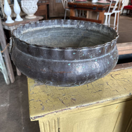 COPPER POT WITH HANDLES