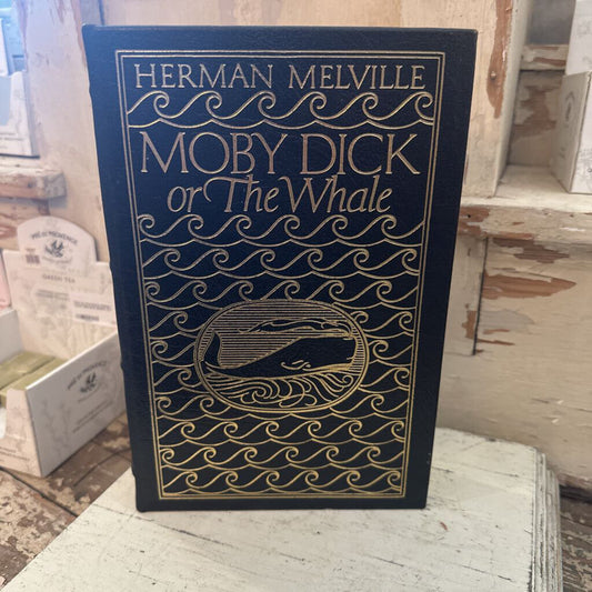 MOBY DICK BY HERMAN MELVILLE, HARDCOVER BOOK
