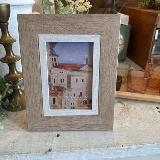 FAUX WOOD PICTURE FRAME