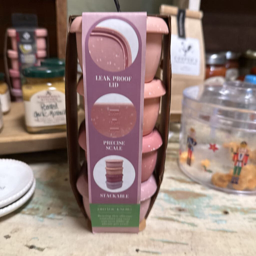 SILICONE SNACK CONTAINERS