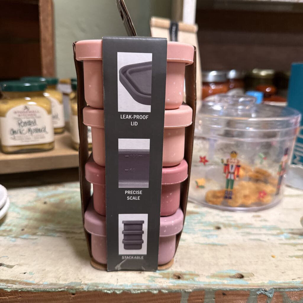 SILICONE CONDIMENT CONTAINERS