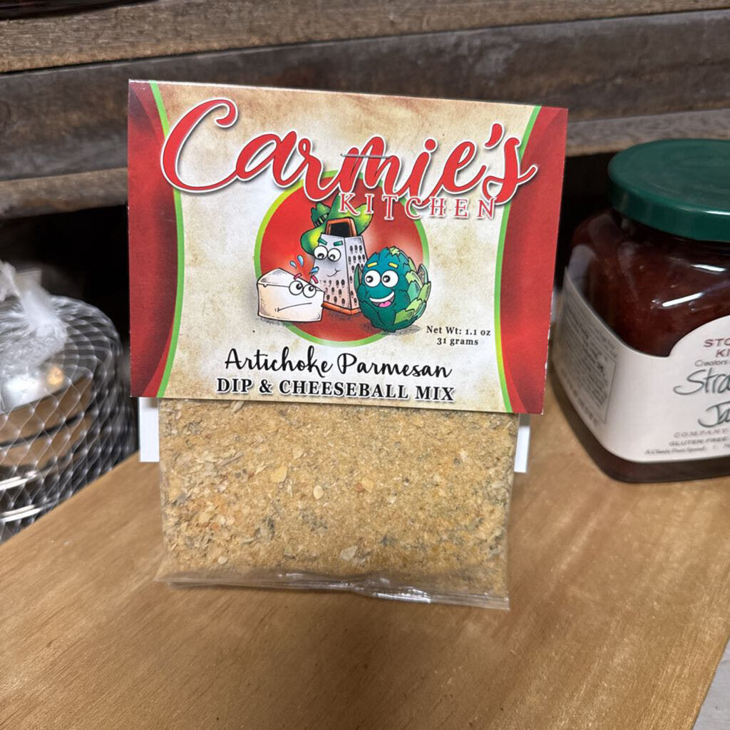ARTICHOKE PARMESAN DIP AND CHEESEBALL MIX