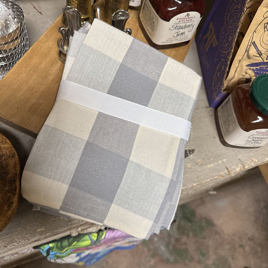 GREY BUFFALO CHECK NAPKINS