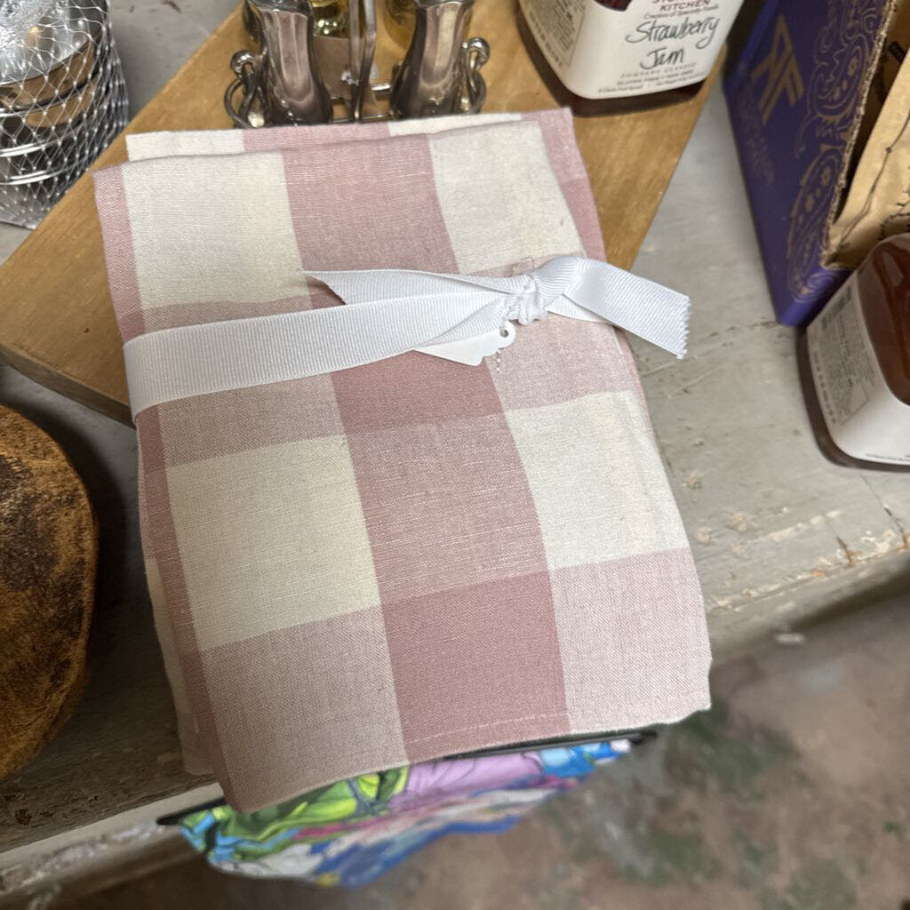 ROSE BUFFALO CHECK NAPKINS