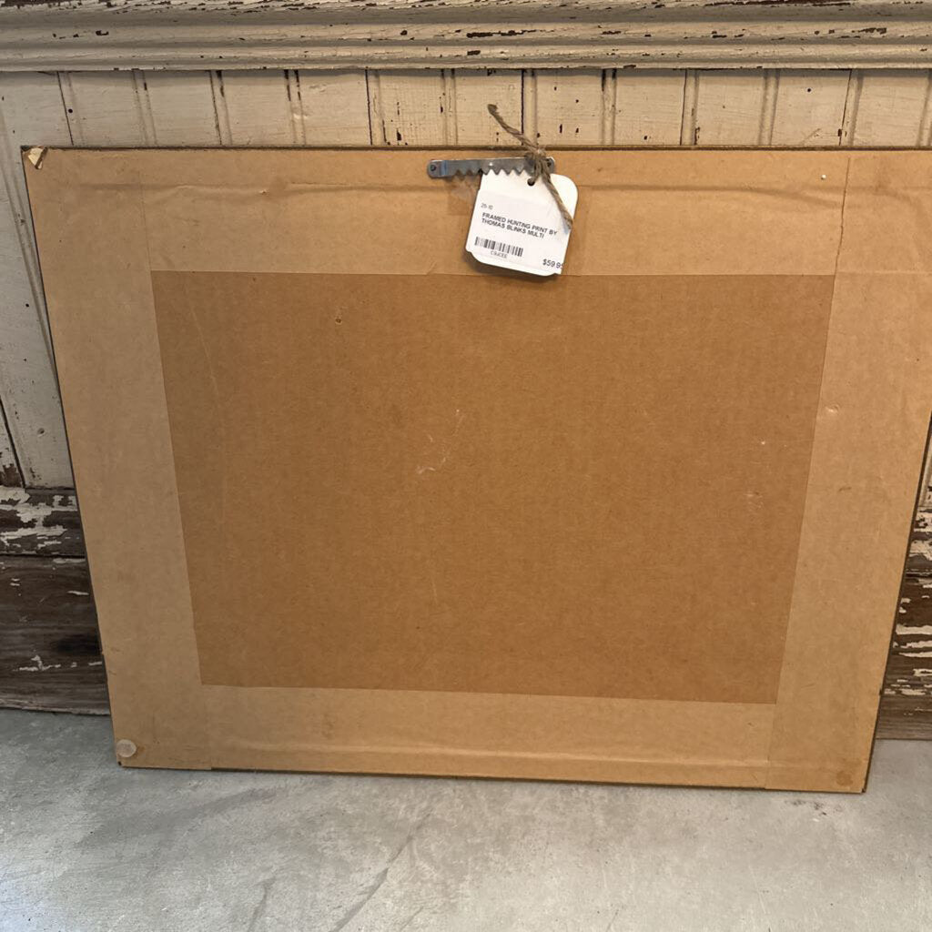 FRAMED HUNTING PRINT BY THOMAS BLINKS