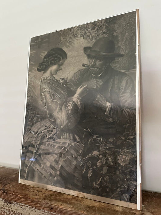 "THE BIRTHDAY" 1920 FRENCH LITHOGRAPH