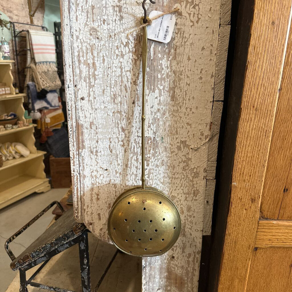 BRASS BED WARMER