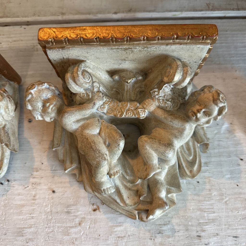VINTAGE CHERUB SHELVES