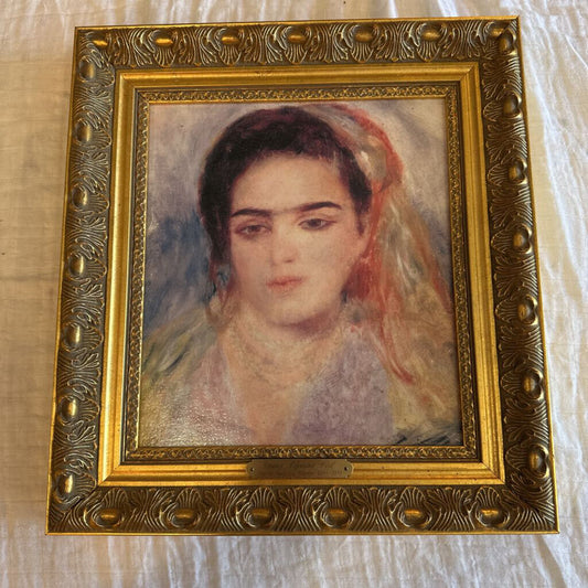 YOUNG ALGERIAN GIRL BY PIERRE AUGUSTE RENOIR