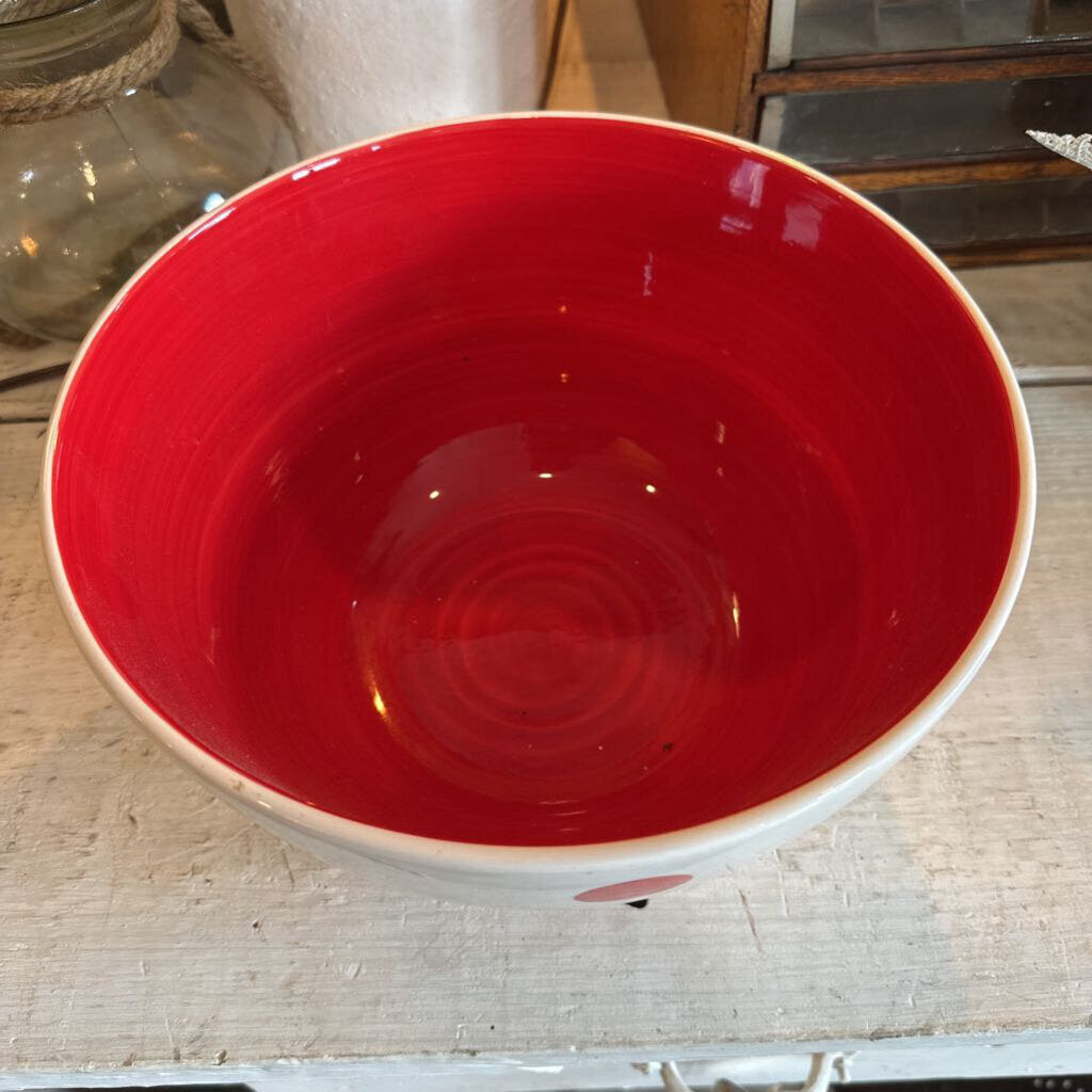 CERAMIC BOWL WITH DOTS