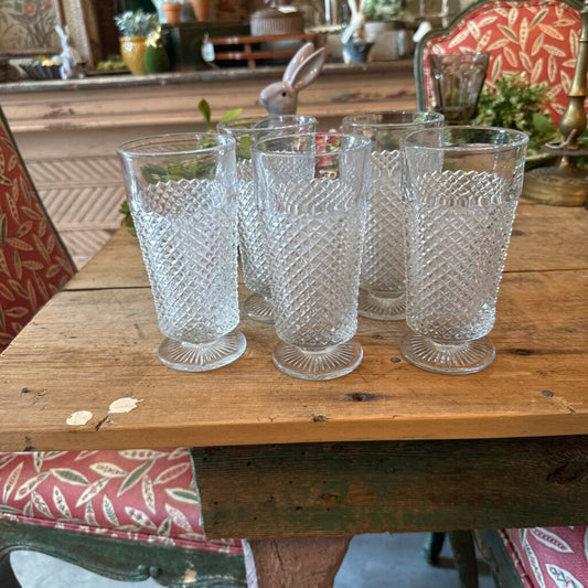 VINTAGE WESTMORELAND ENGLISH HOBNAIL TUMBLERS