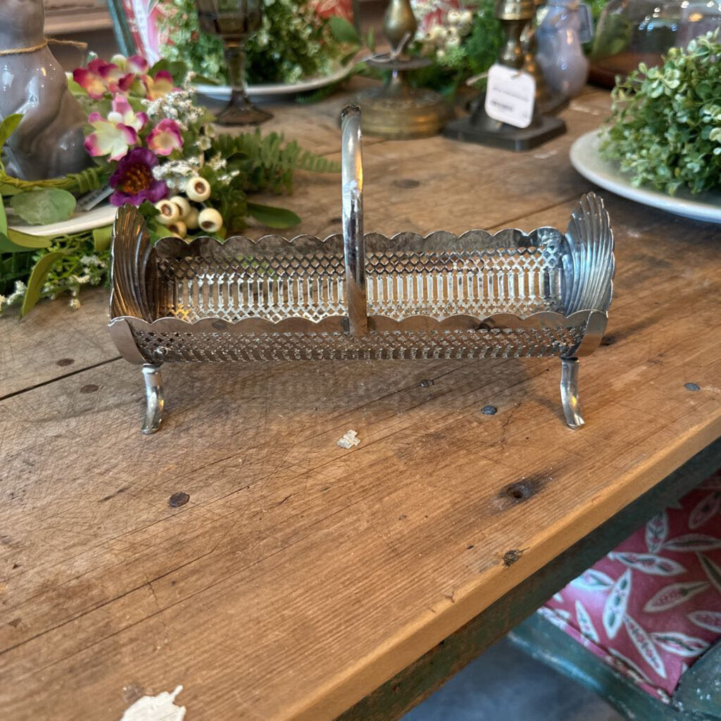 VINTAGE BISCUIT/CRACKER TRAY STAMPED F.B. ROGERS ENGLAND