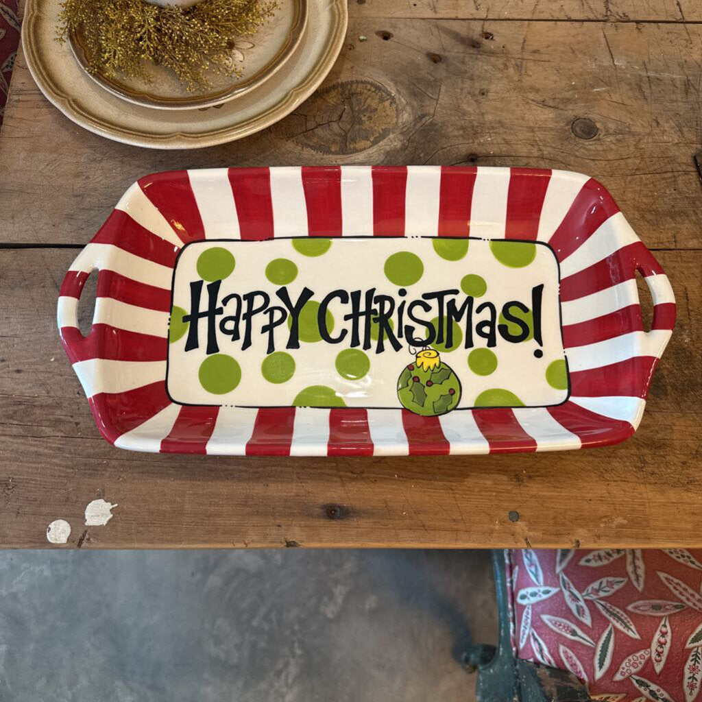 HAPPY CHRISTMAS PLATTER