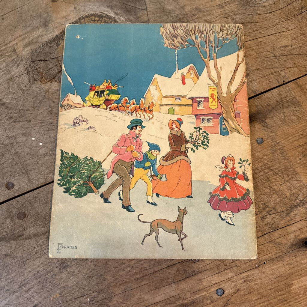 "TREASURE CHEST OF CHRISTMAS SONGS AND CAROLS" SONG BOOK, 1936 EDITION