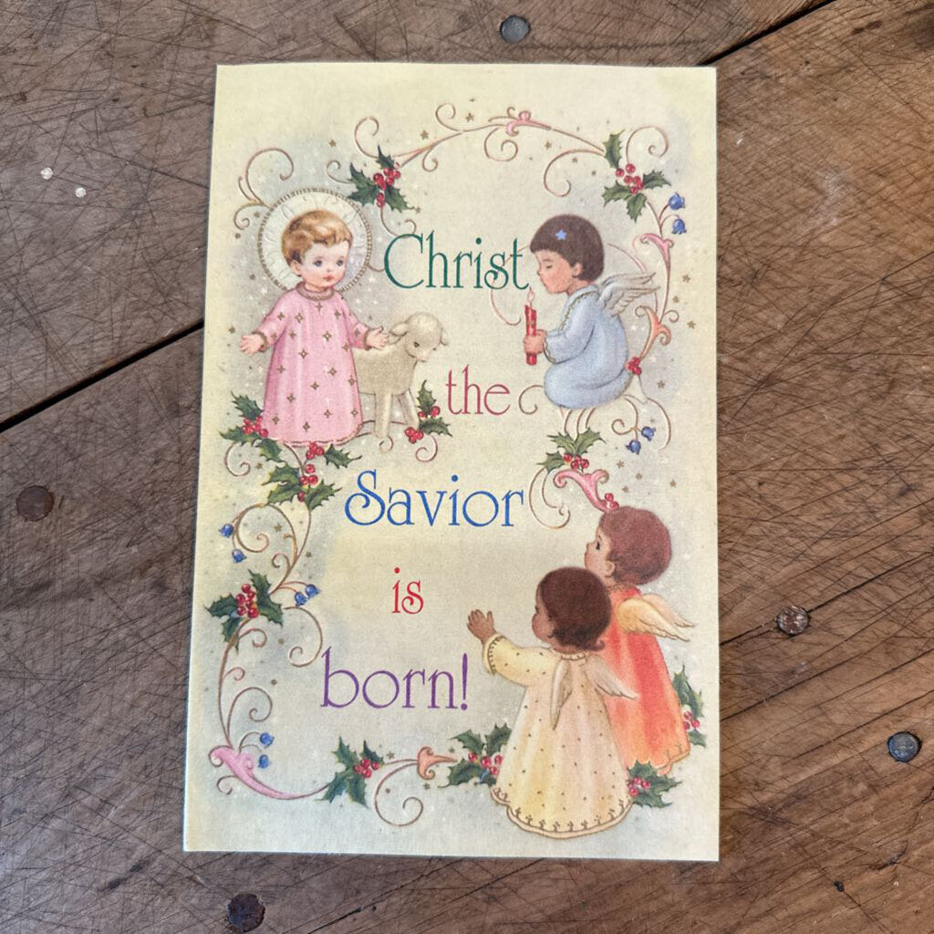 "CHRIST IS SAVIOR" A CHRISTMAS GREETING FROM GUIDEPOSTS PAMPHLET