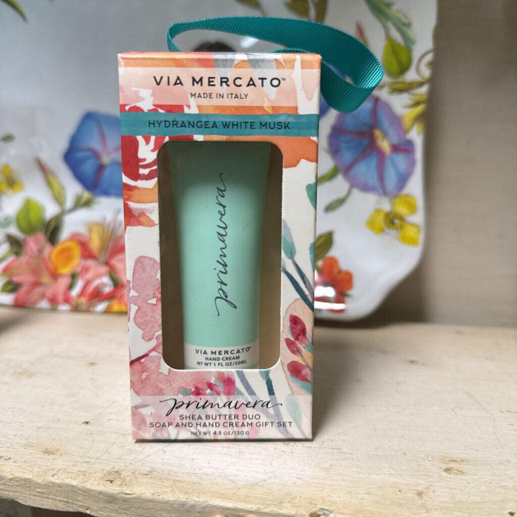 VIA MERCATO SHEA BUTTER SOAP AND HAND CREAM