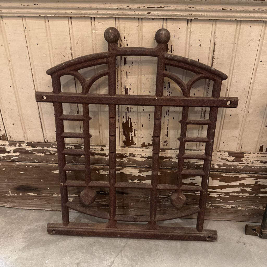 CAST IRON DECORATIVE WINDOW GRILL