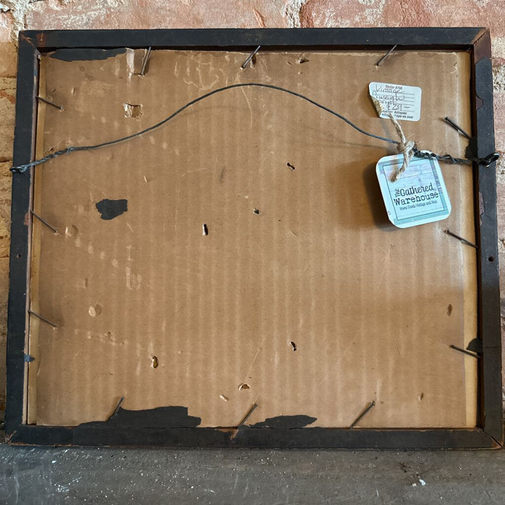 FRAMED VINTAGE PRUSSIAN PRINT