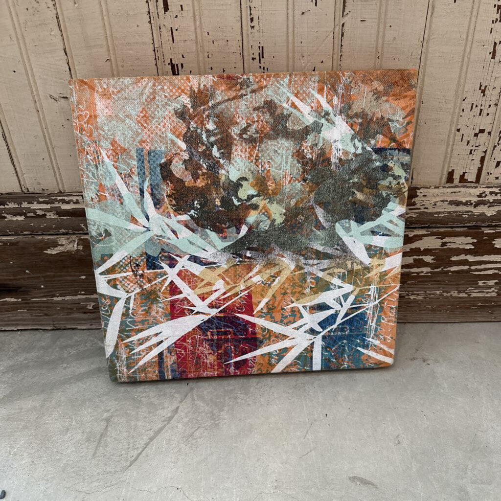 ABSTRACT PRINT ON CANVAS