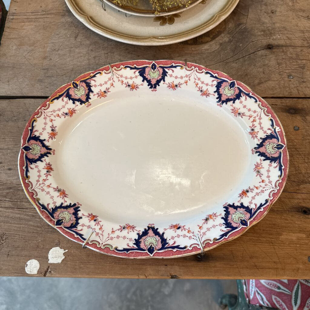 DECORATIVE ENGLISH PLATTER MARKED "VENICE"
