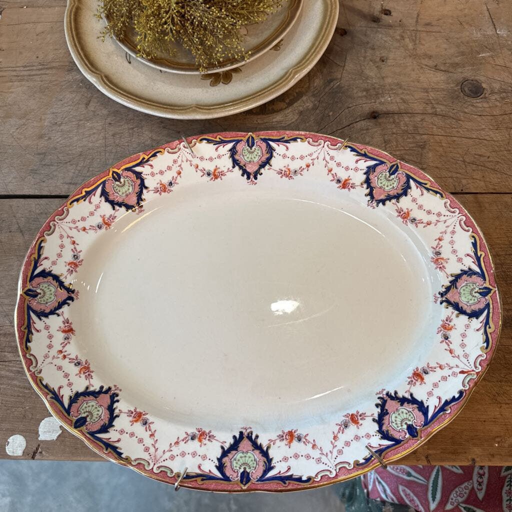 DECORATIVE ENGLISH PLATTER MARKED "VENICE"
