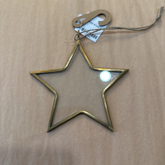 GLASS STAR ORNAMENT
