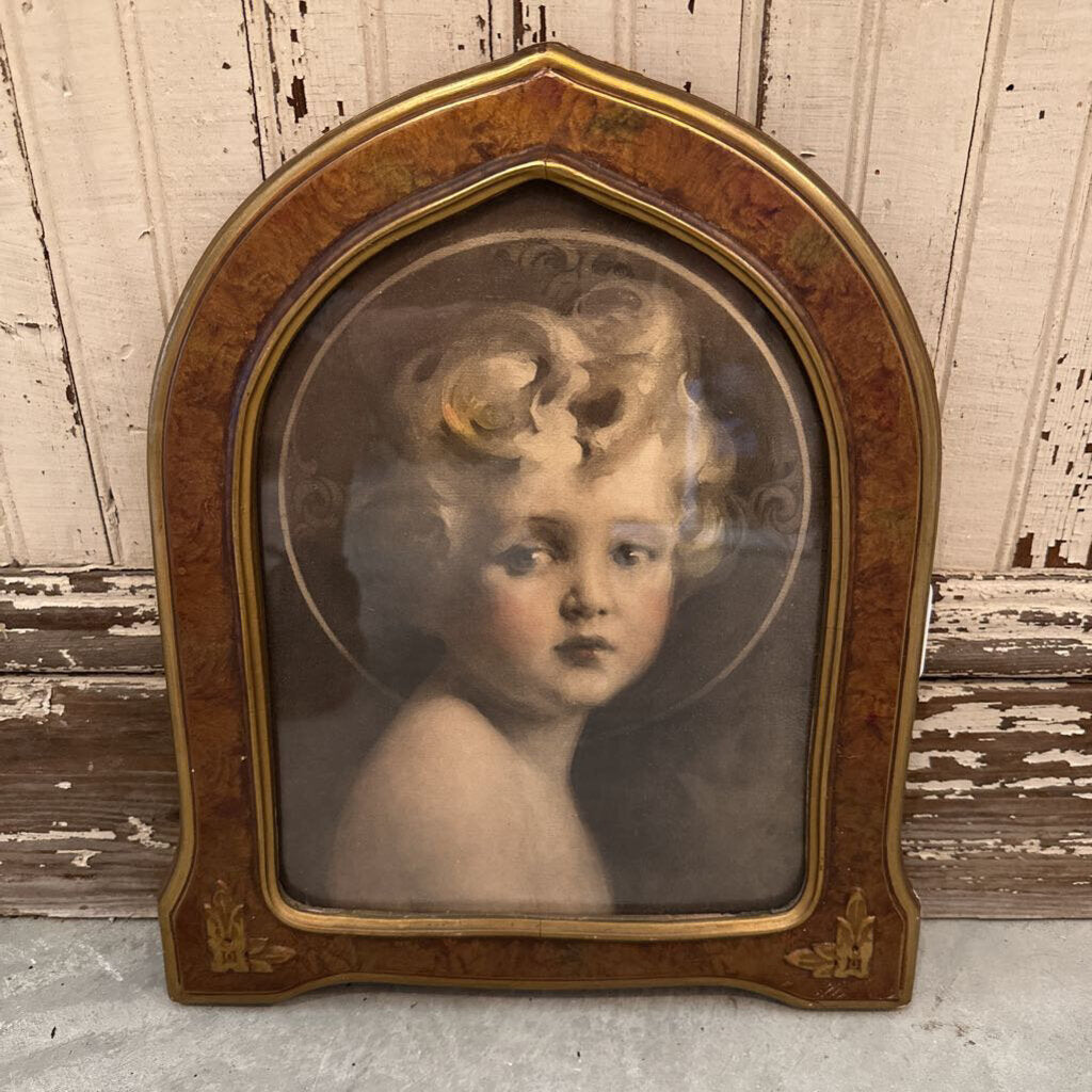 FRAMED "LIGHT OF THE WORLD" PRINT BY CHARLES BOSSERON