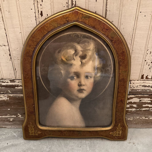 FRAMED "LIGHT OF THE WORLD" PRINT BY CHARLES BOSSERON