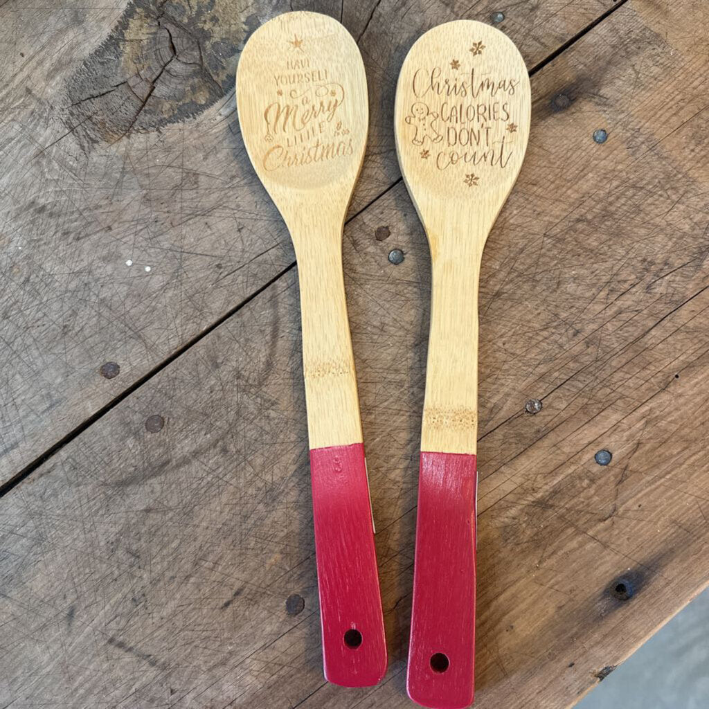 CHRISTMAS WOODEN SPOON