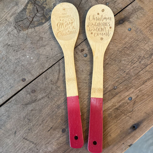 CHRISTMAS WOODEN SPOON