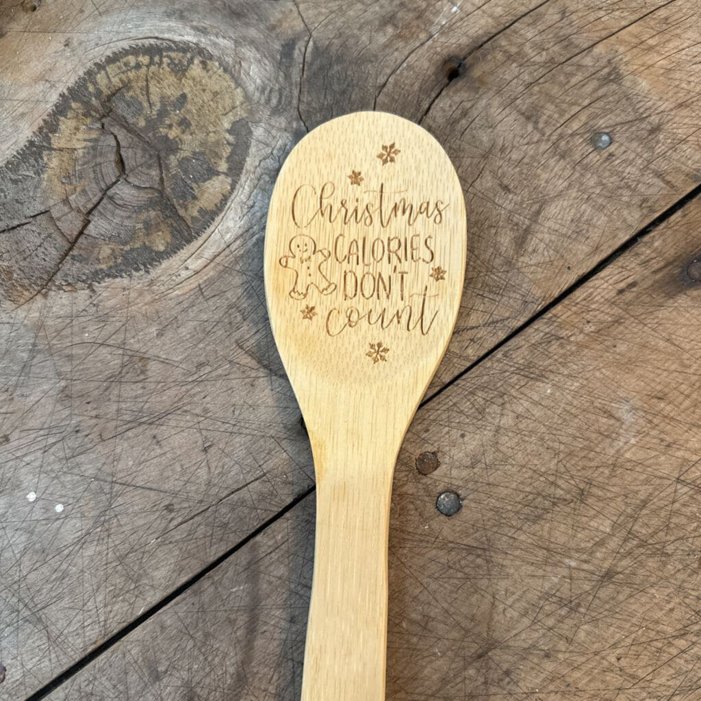 CHRISTMAS WOODEN SPOON