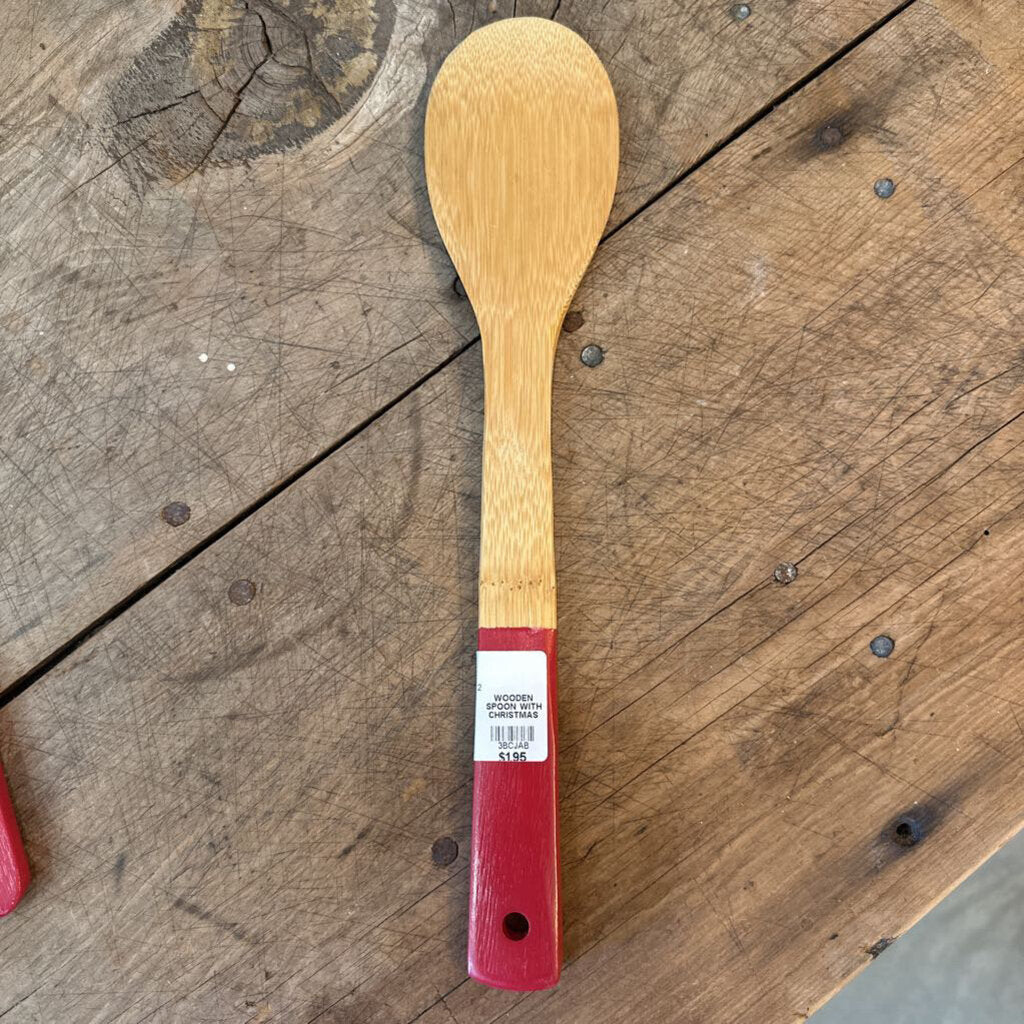 CHRISTMAS WOODEN SPOON