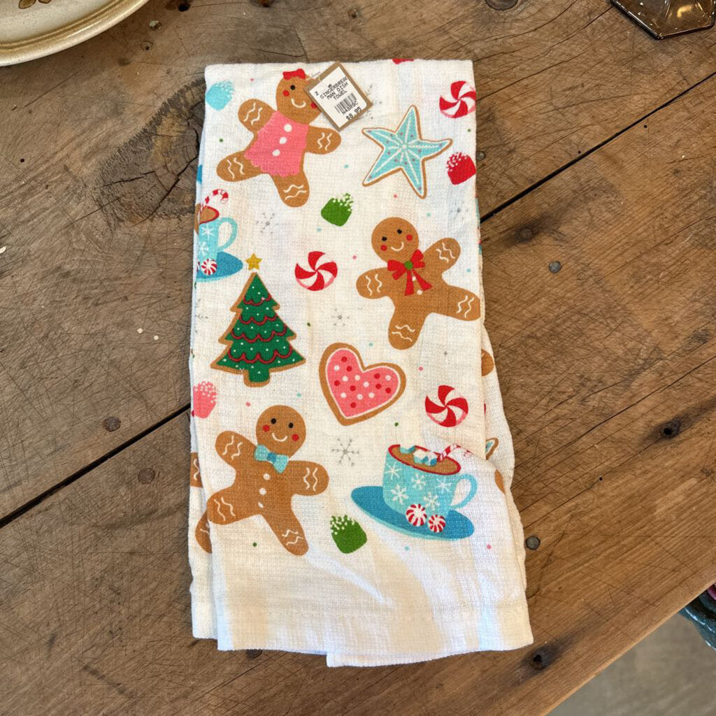 GINGERBREAD DISH TOWEL