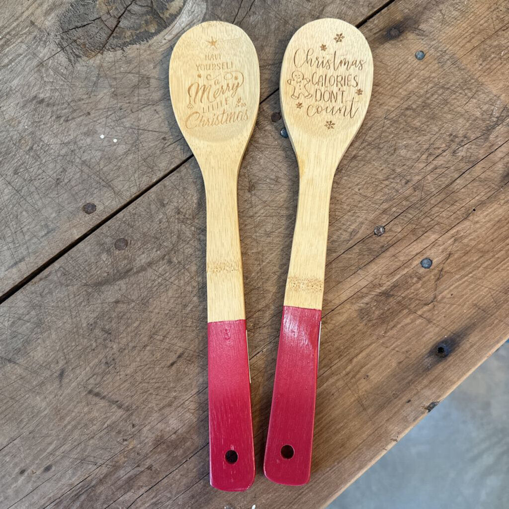 CHRISTMAS WOODEN SPOON