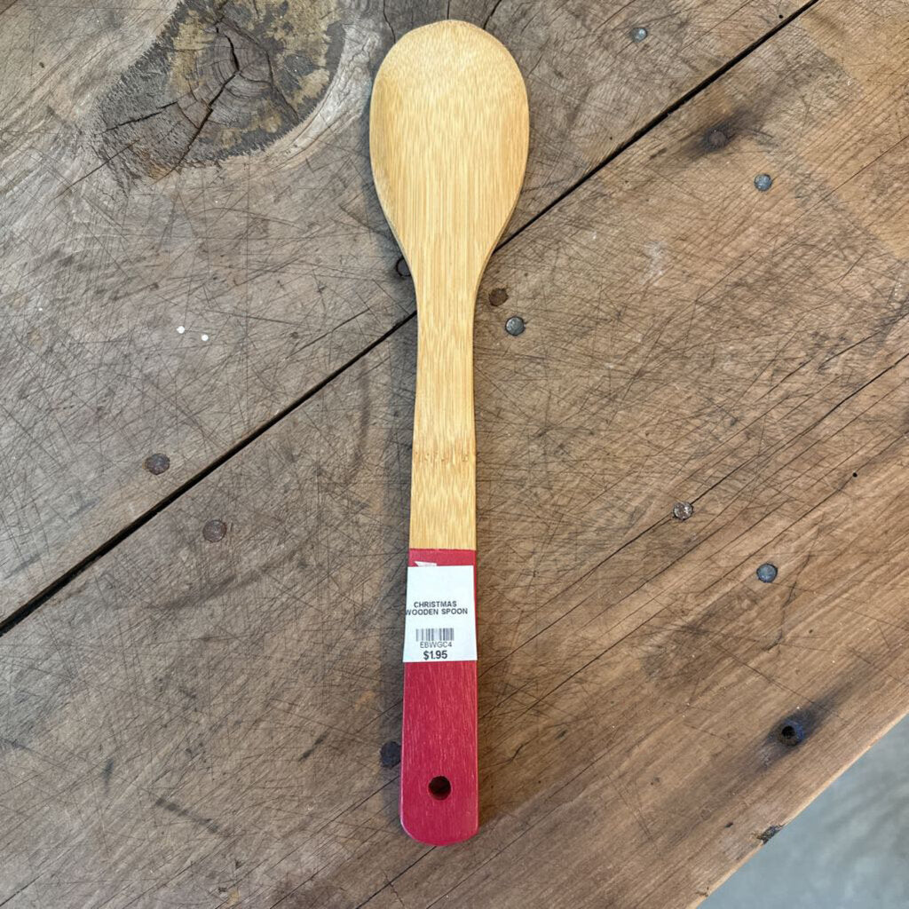 CHRISTMAS WOODEN SPOON